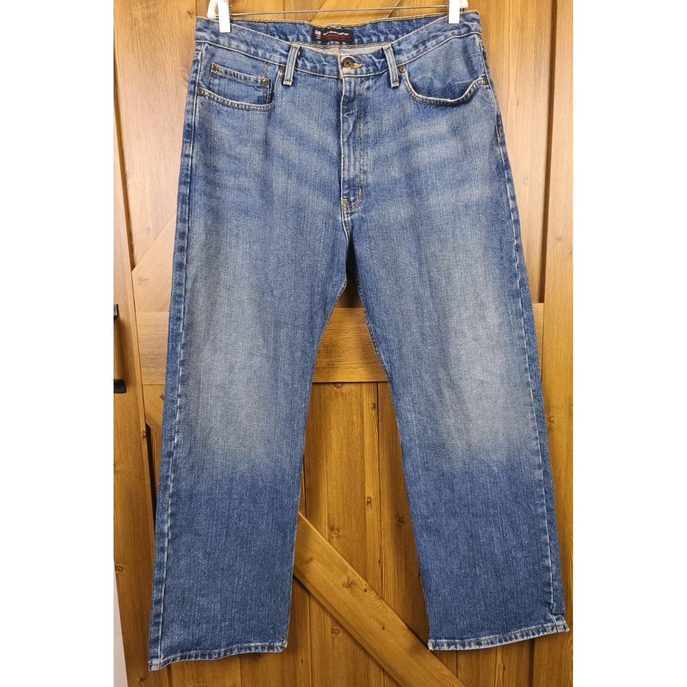 Polo Jeans Co Ralph Lauren Woodrow‎ Jeans Mens 36x30 Blue Straight Leg Y2K